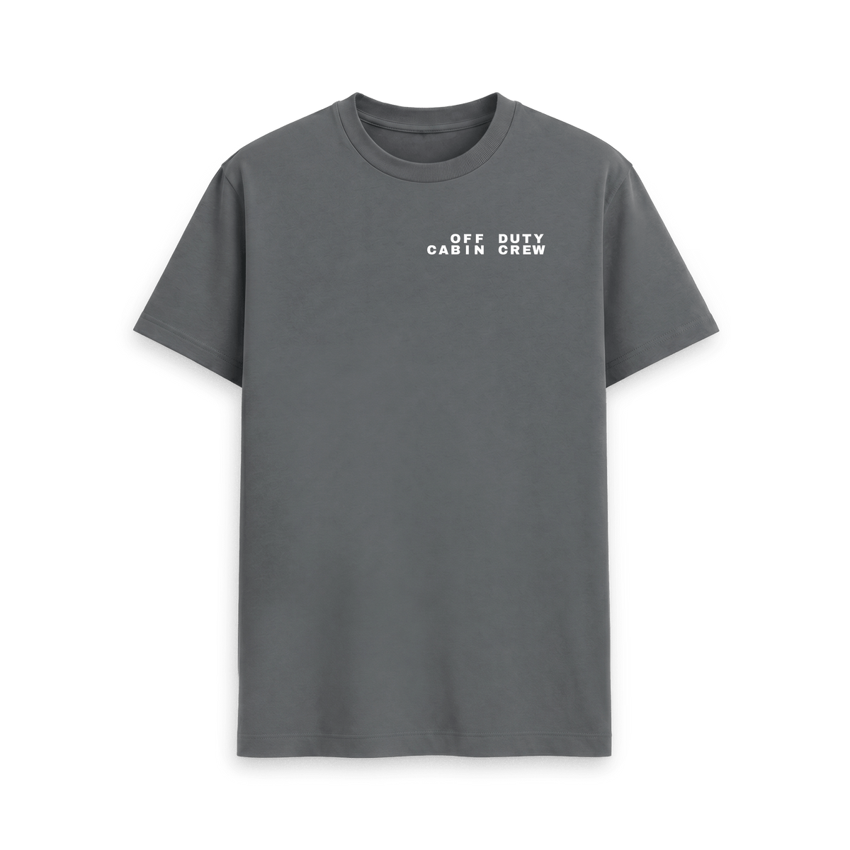 Slate Grey Printed T-shirt Front