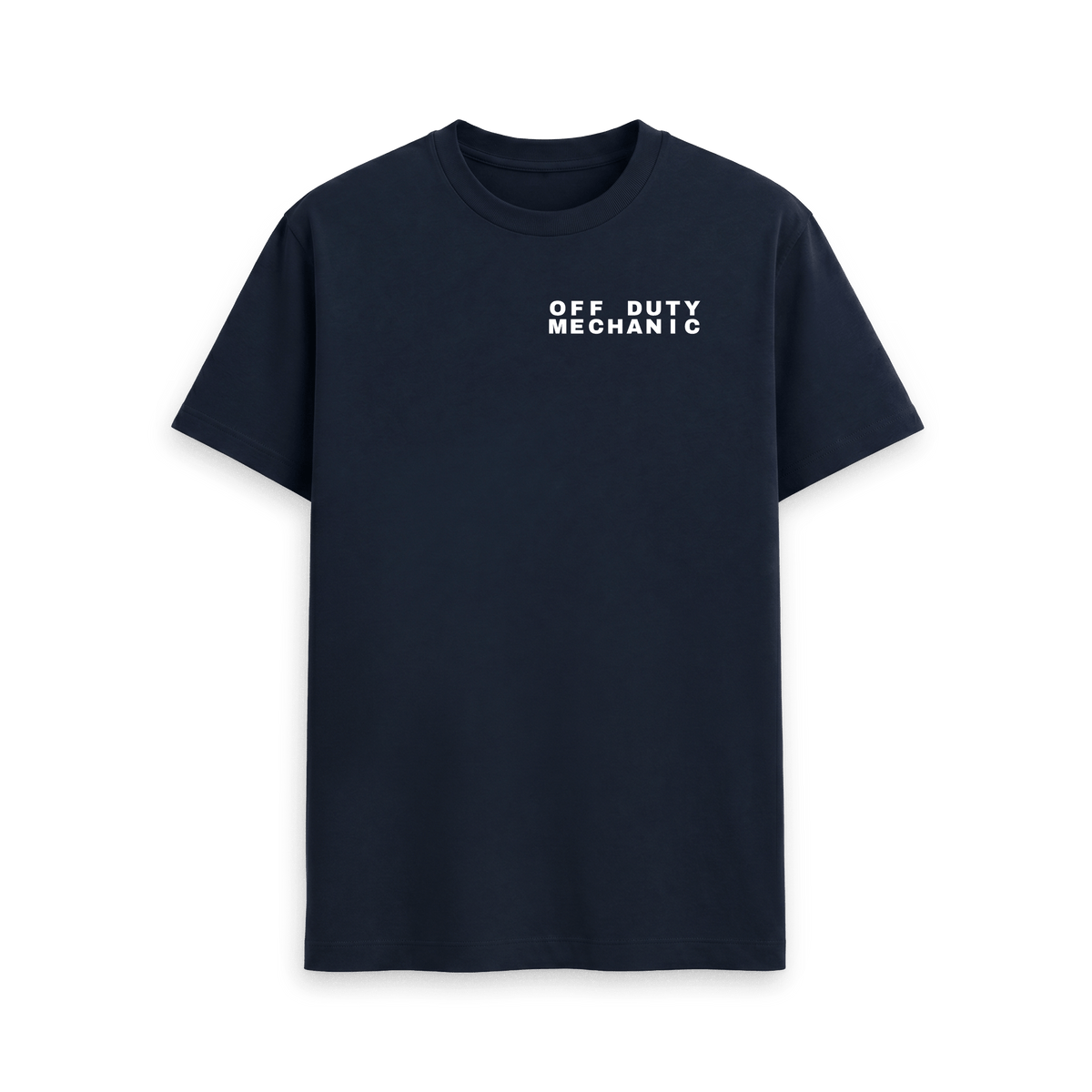Navy Blue Printed T-shirt Front