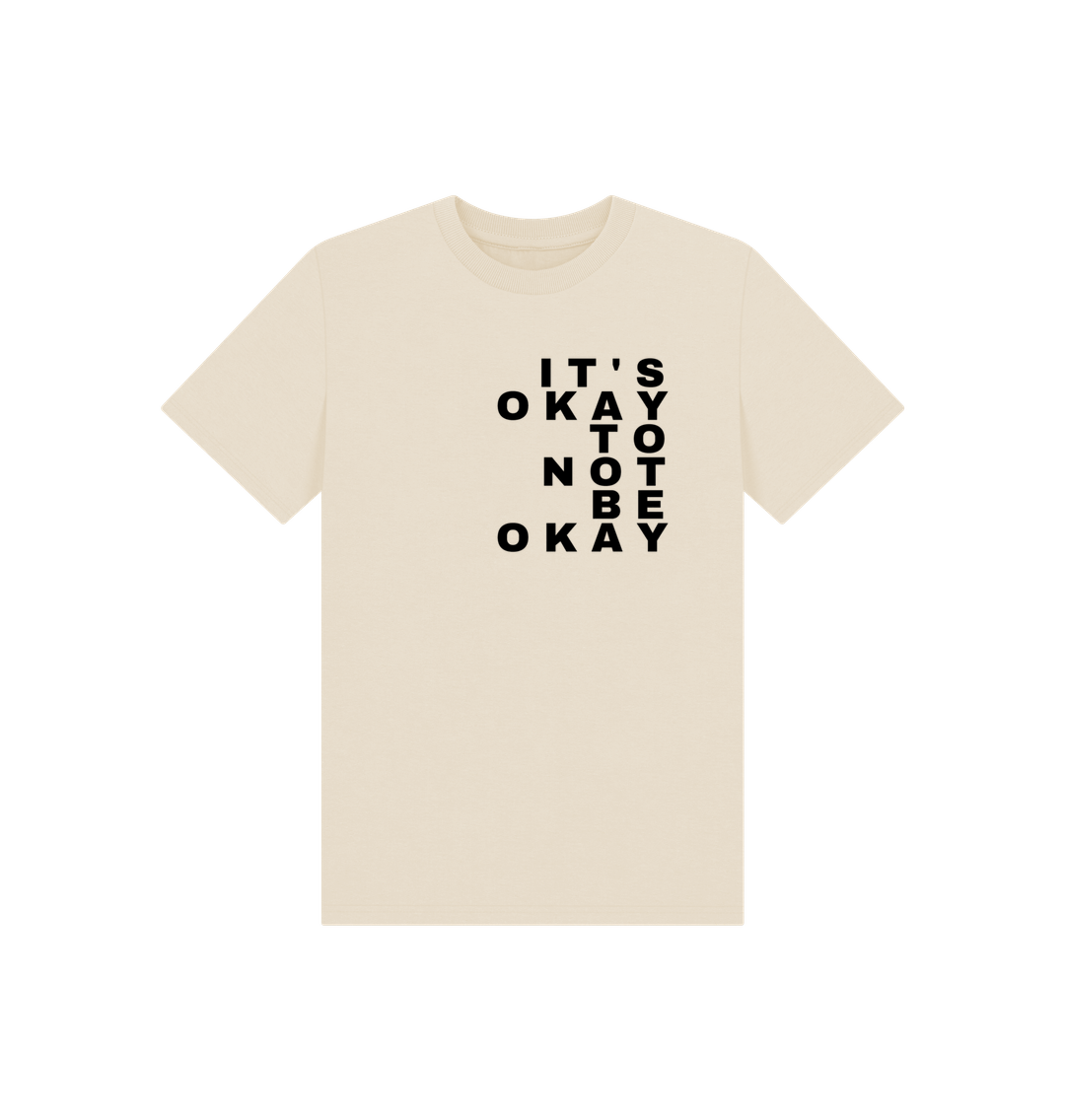 Oat It's Okay To Not Be Okay Children's Mental Health Organic Cotton T-Shirts