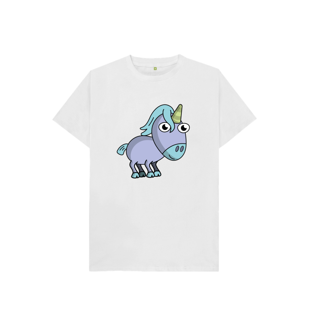 White Unicorn Organic Cotton Children's T-shirt