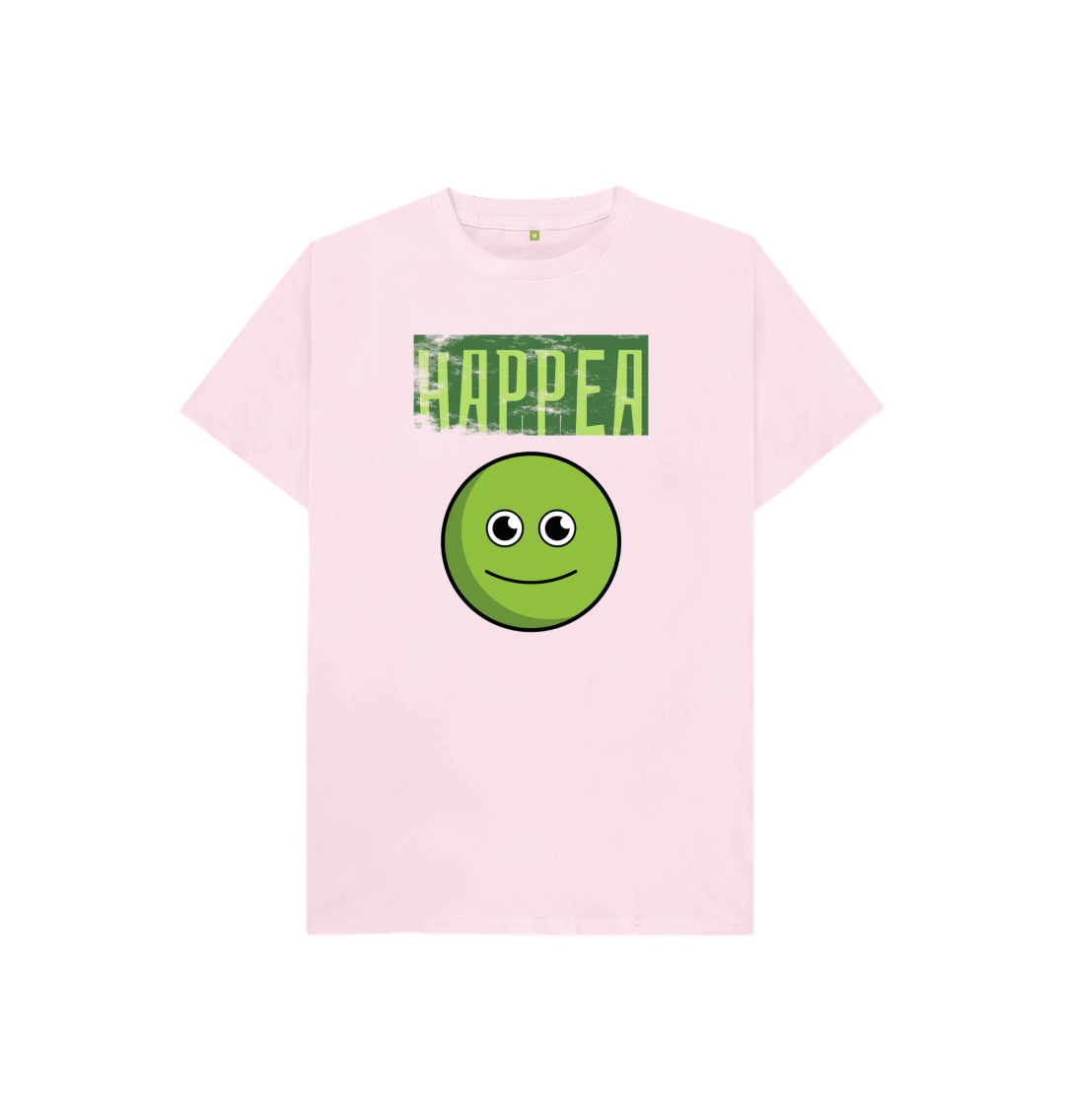 Pink Organic Cotton Happea Mental Health Clothing Children's T-Shirt