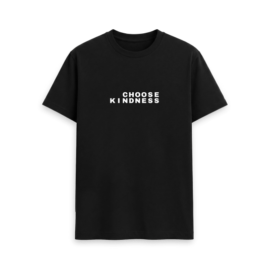 Black Printed T-shirt Front
