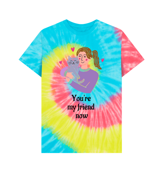 Tie Dye Printed T-shirt Front