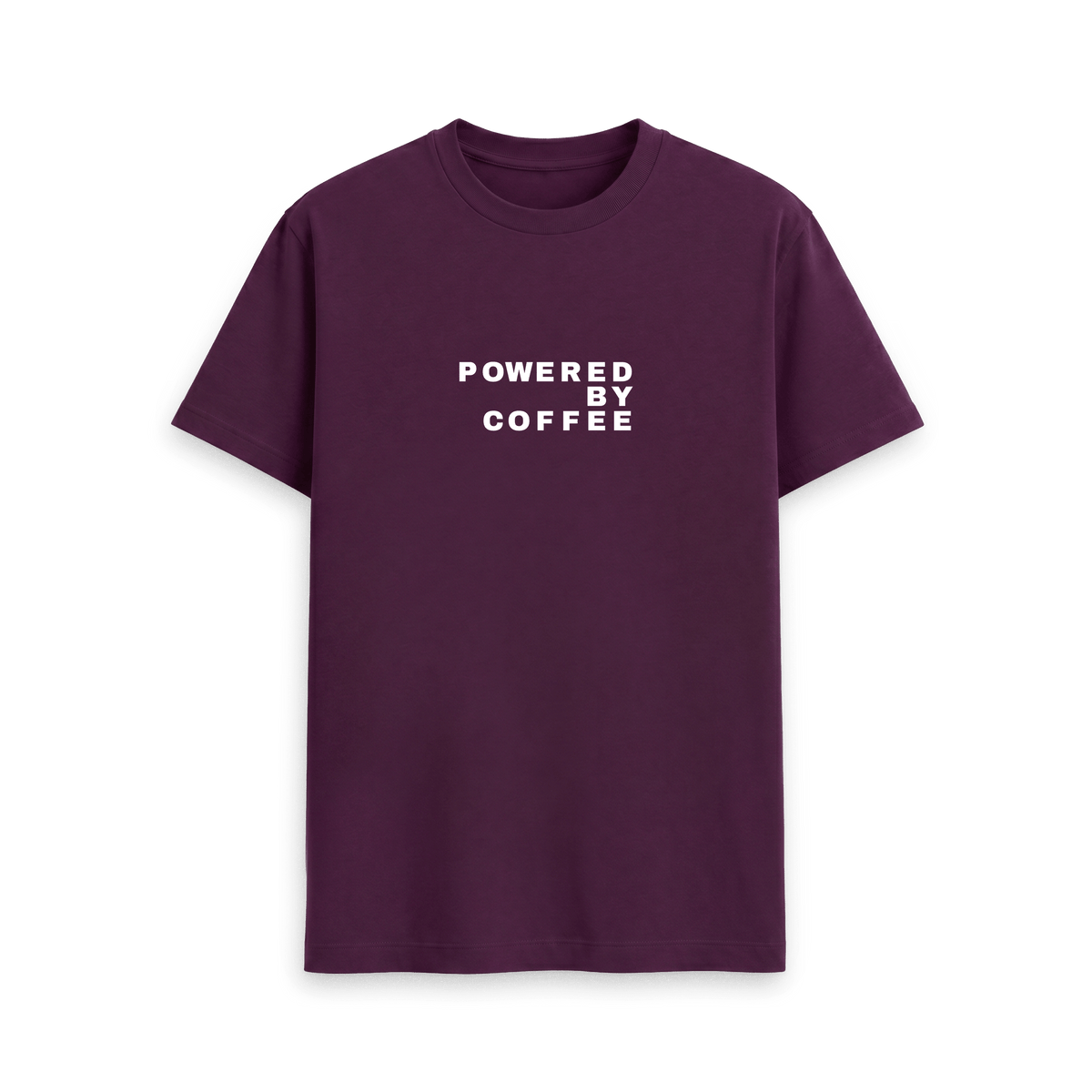 Purple Printed T-shirt Front