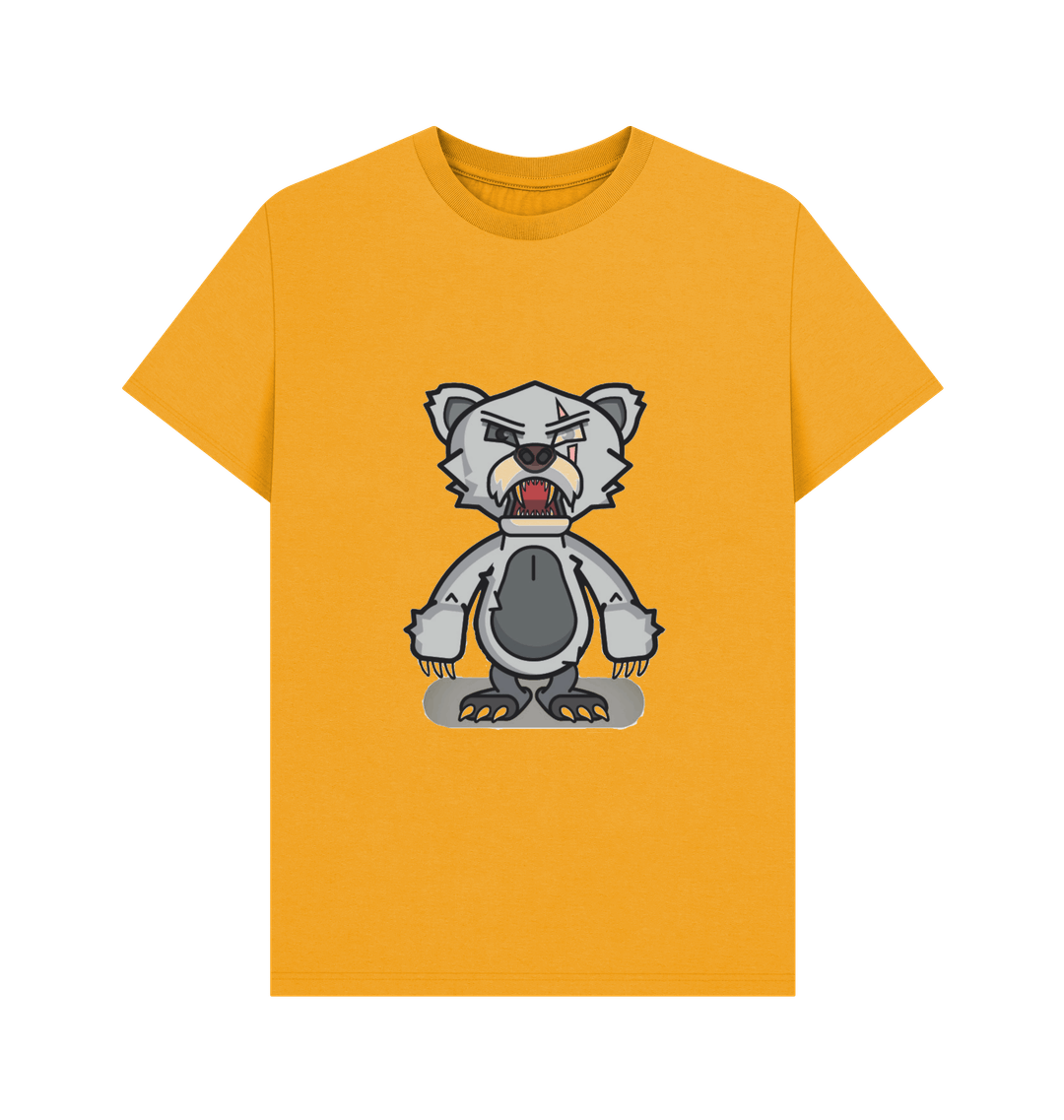 Mustard Printed T-shirt Front