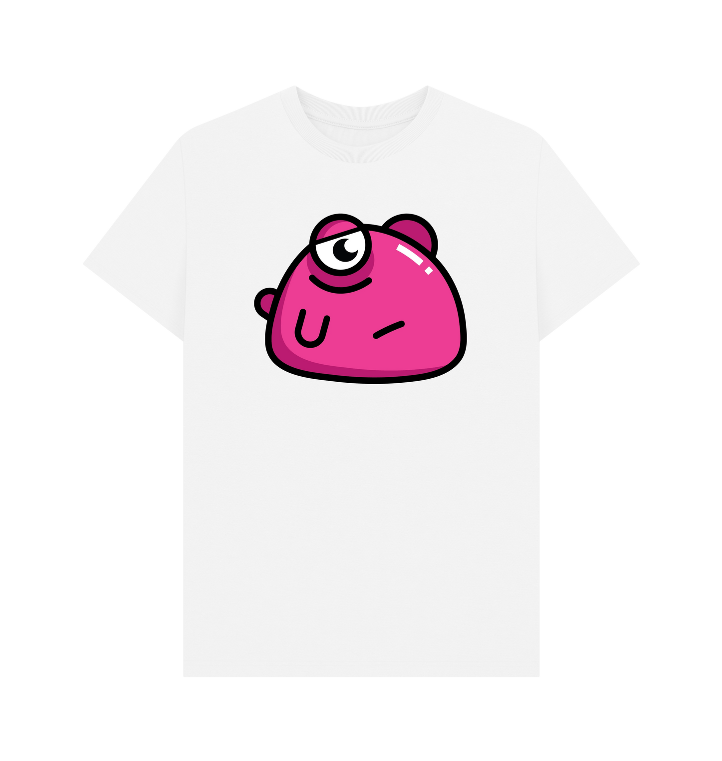 White Printed T-shirt Front