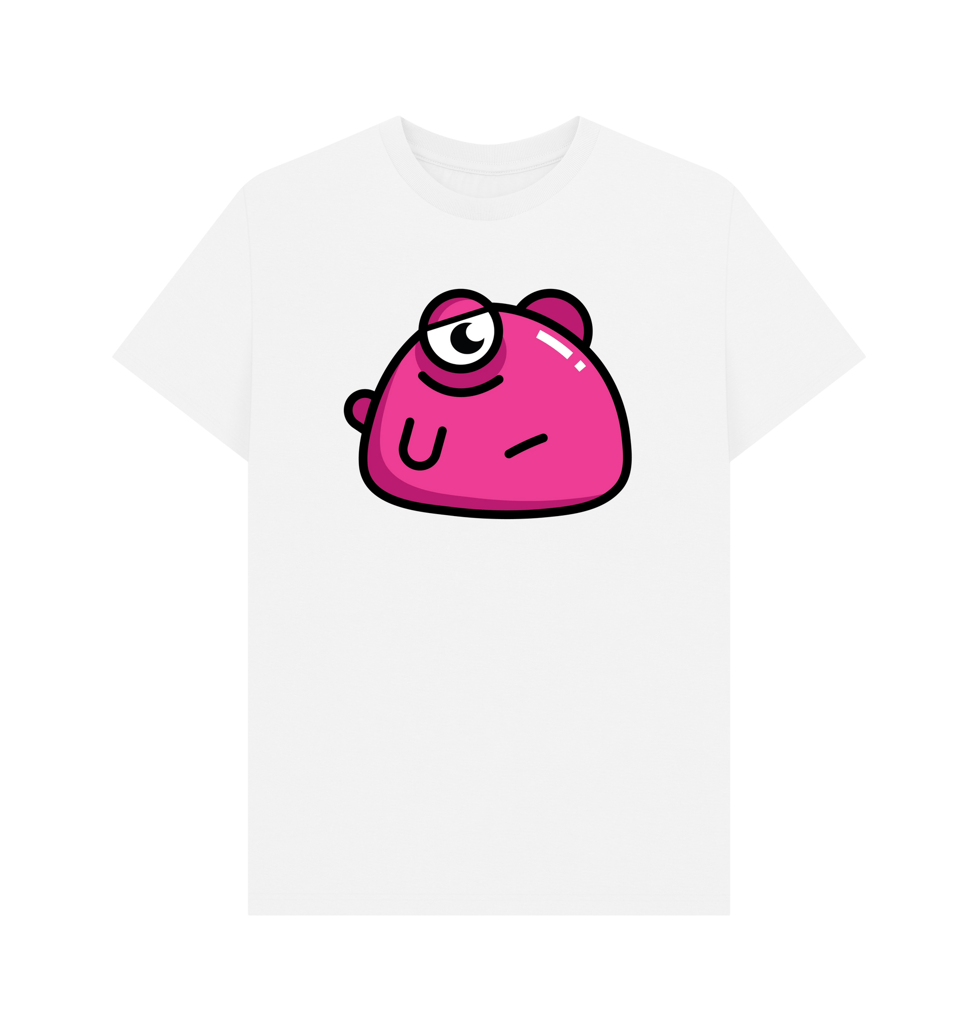 White Printed T-shirt Front
