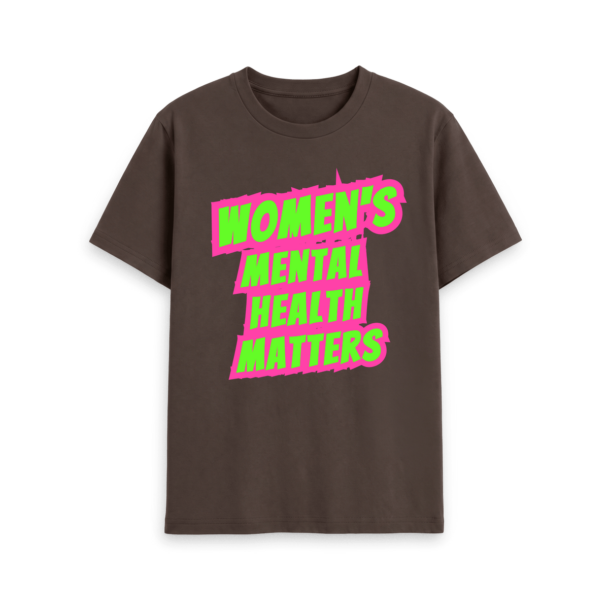 Chocolate Printed T-shirt Front