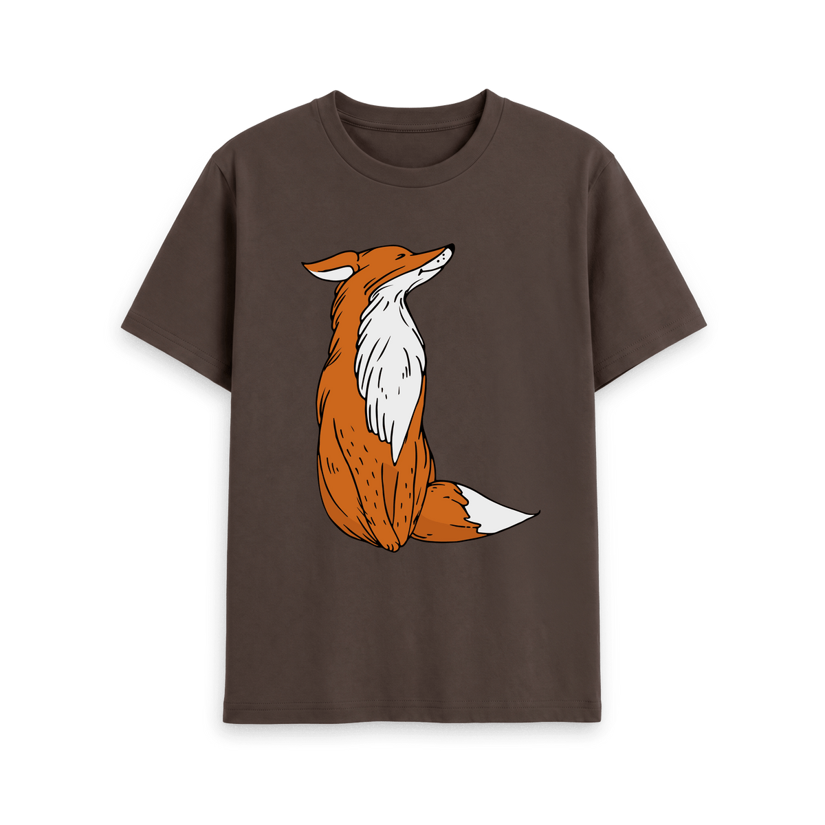 Chocolate Printed T-shirt Front