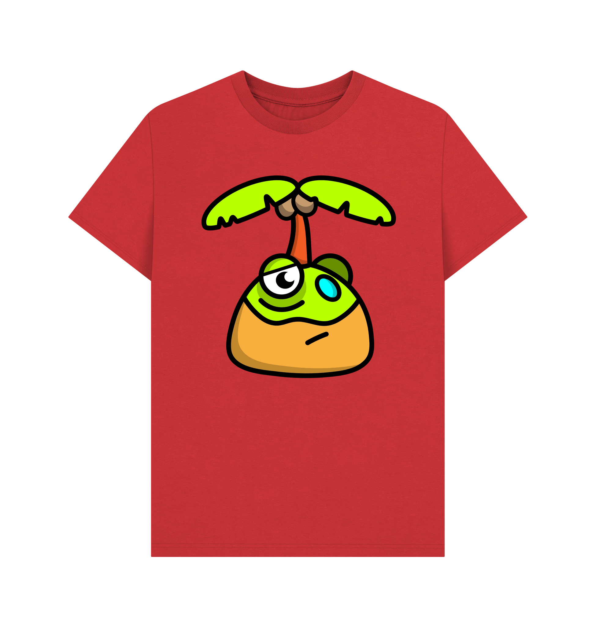 Red Printed T-shirt Front