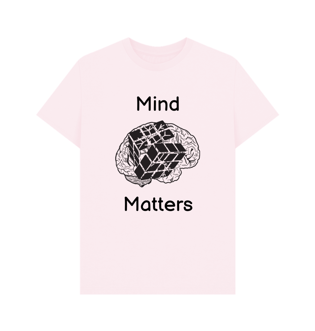 Pink Mind Matters Men's Mental Health Organic Cotton T-Shirt