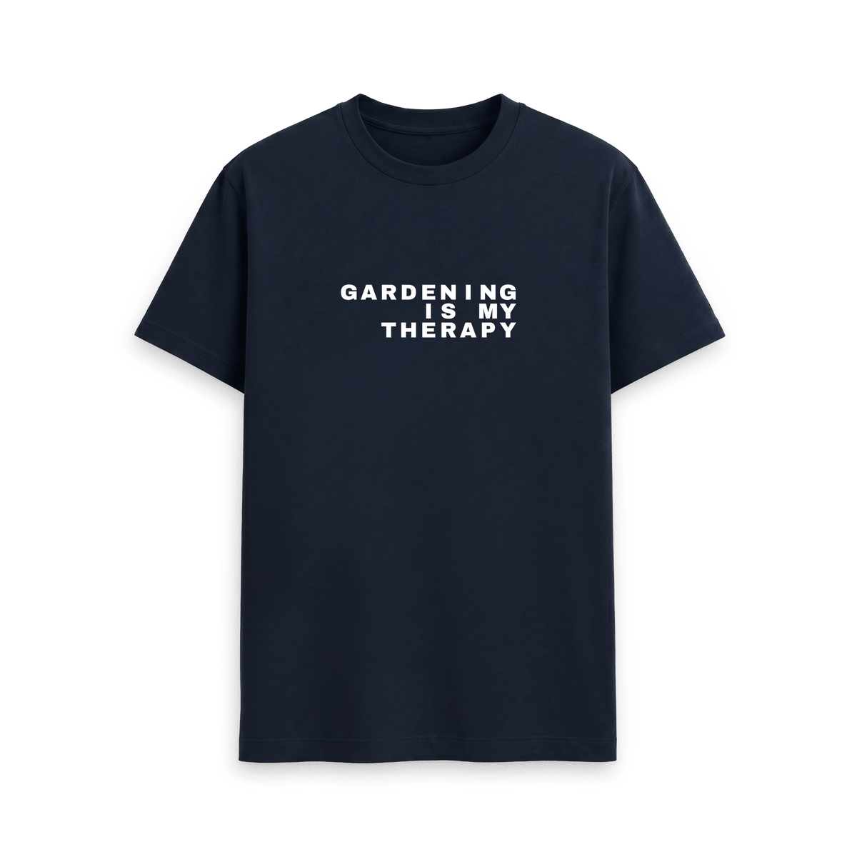Navy Blue Printed T-shirt Front