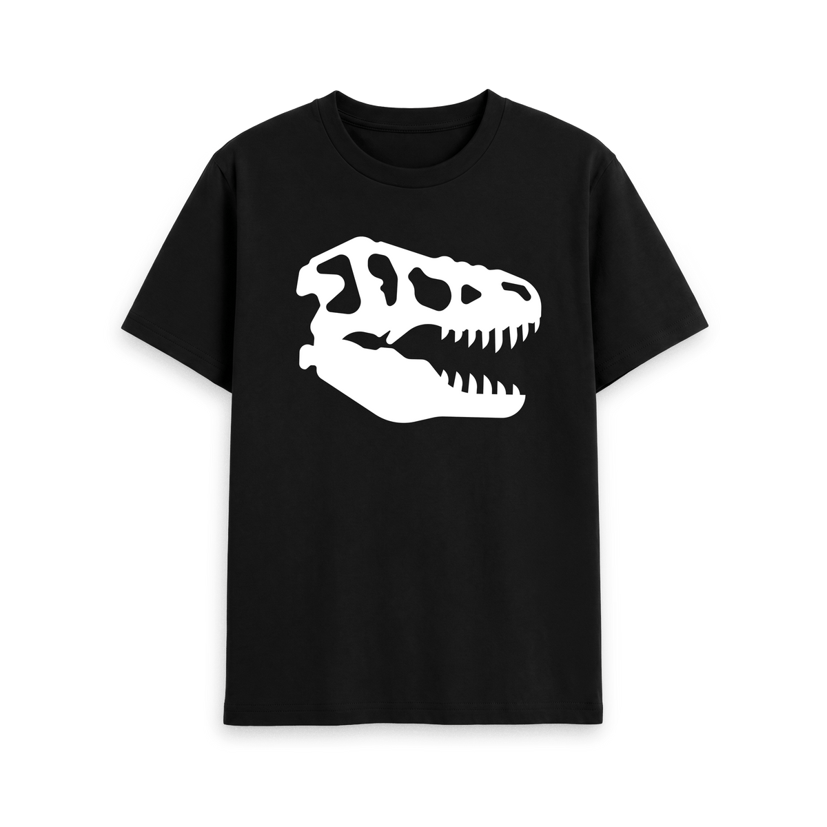 Black Printed T-shirt Front