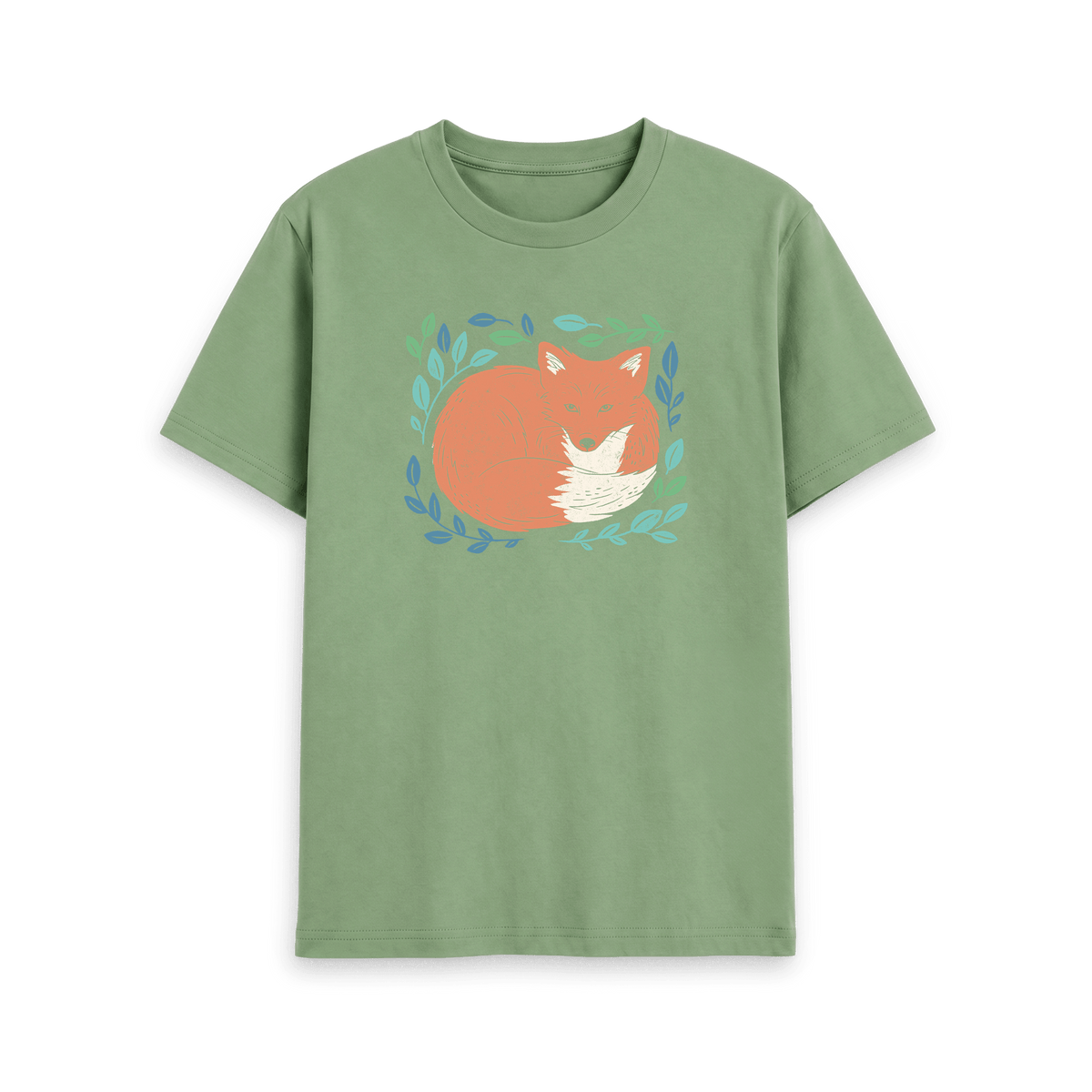 Sage Printed T-shirt Front