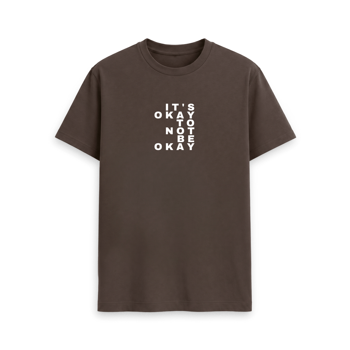 Chocolate Printed T-shirt Front
