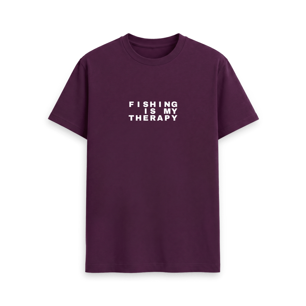 Purple Printed T-shirt Front
