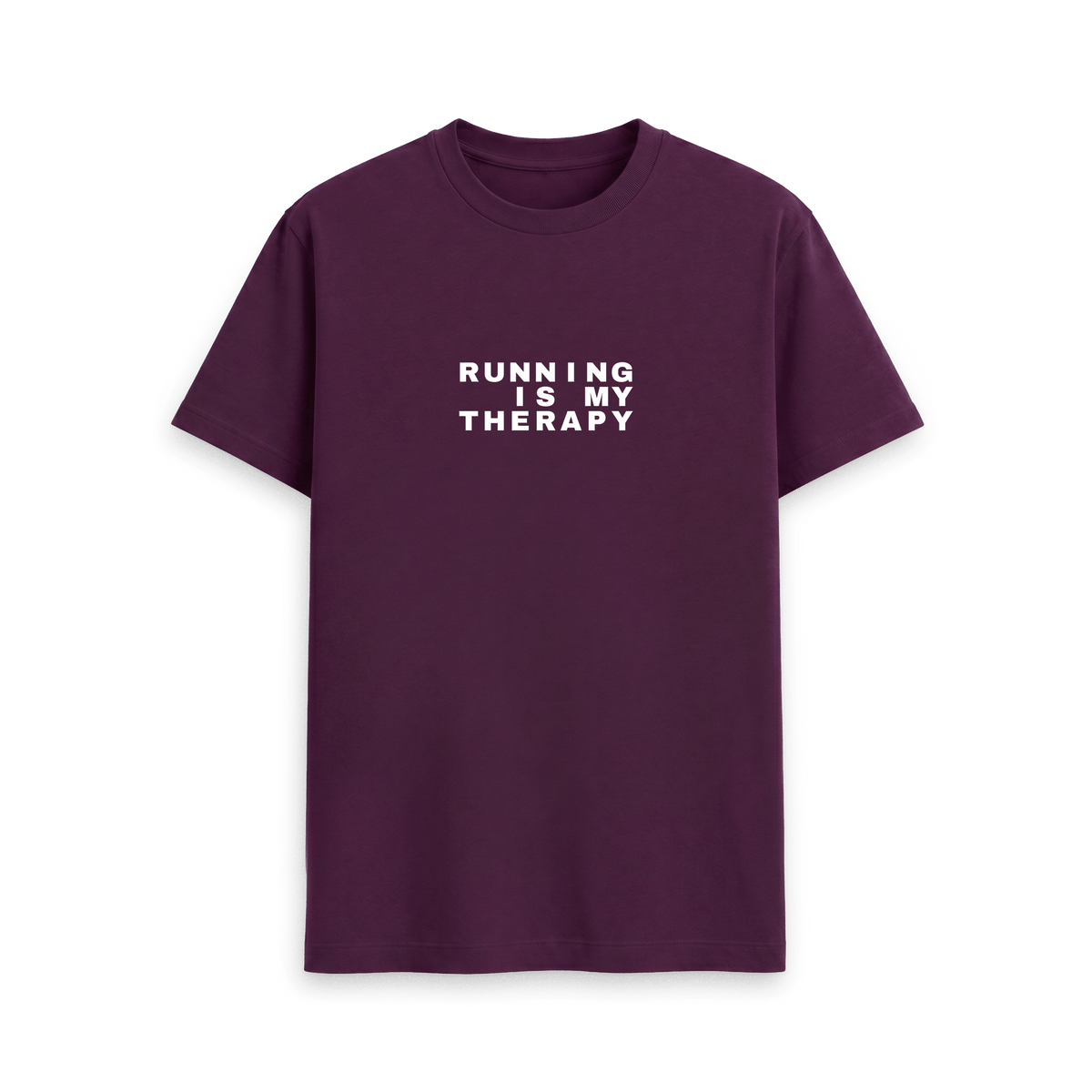 Purple Printed T-shirt Front