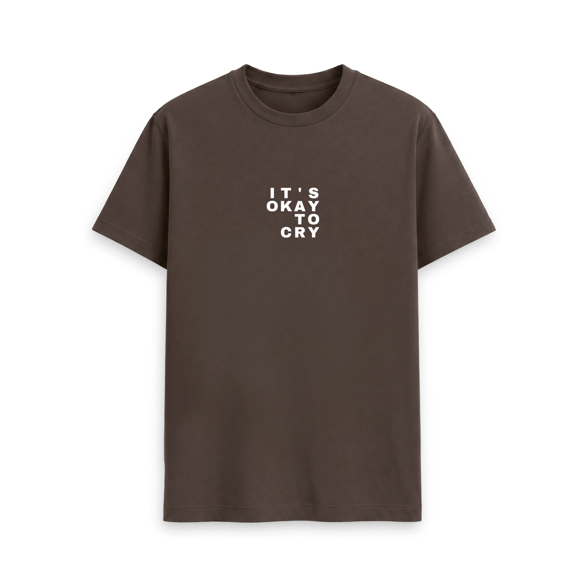 Chocolate Printed T-shirt Front