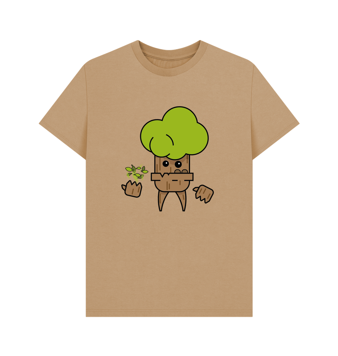 Sand Organic Cotton Men's Tree Spirit T-Shirt