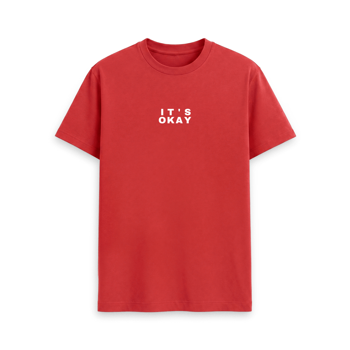 Red Printed T-shirt Front