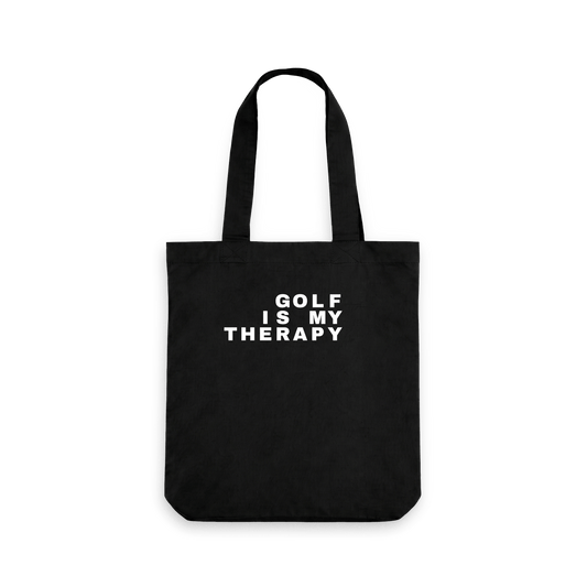 Black Printed Bag Front