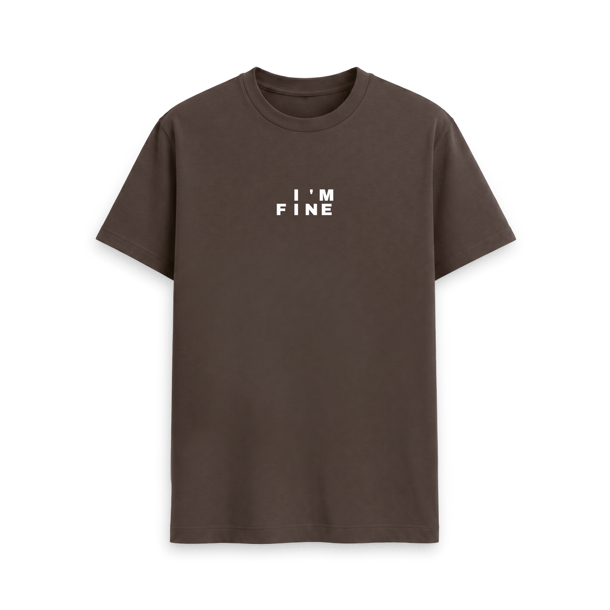 Chocolate Printed T-shirt Front
