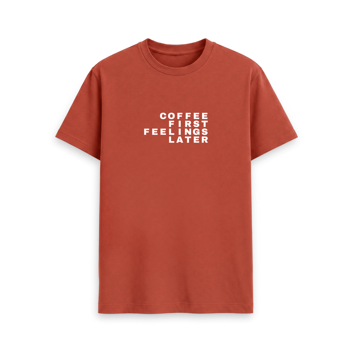Rust Printed T-shirt Front