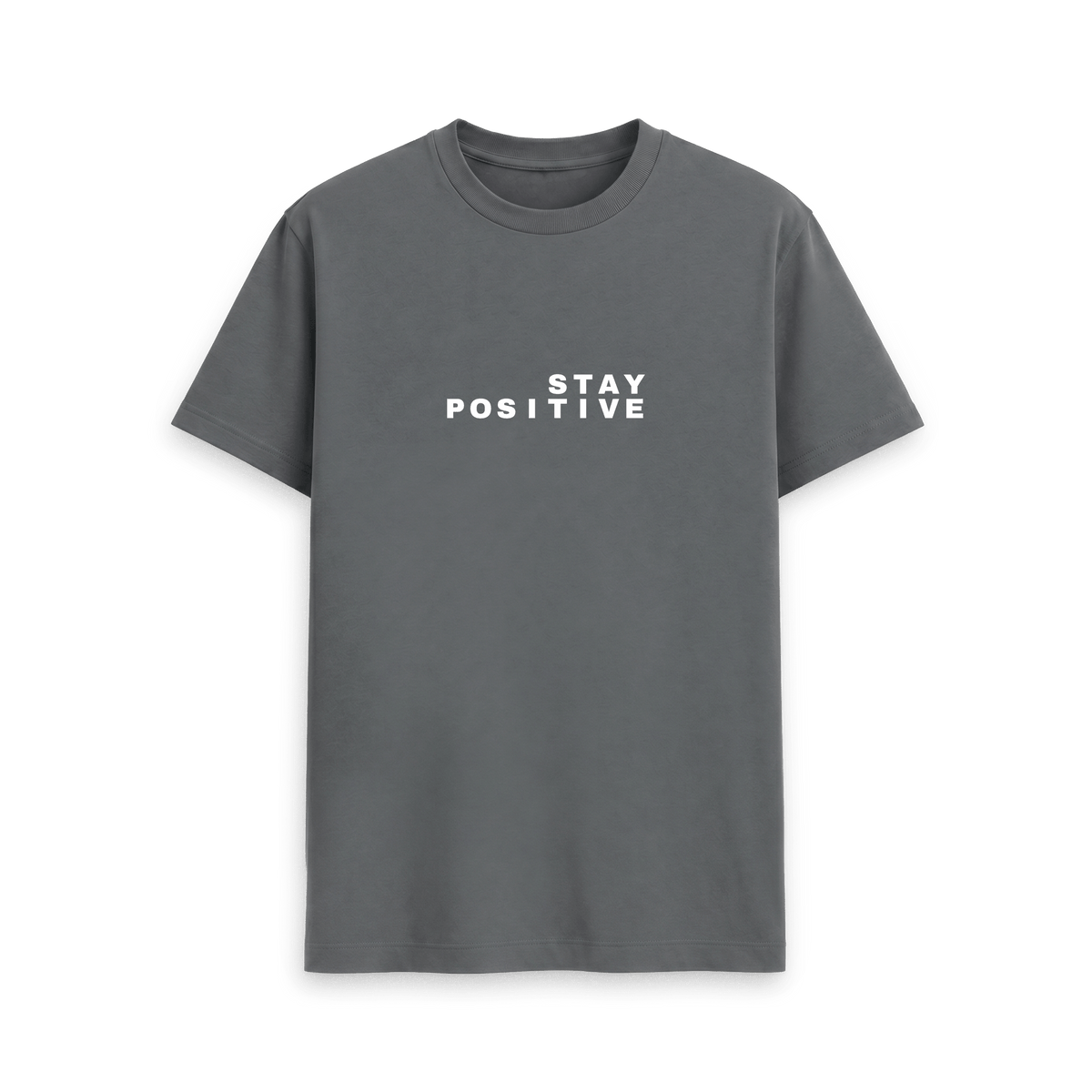 Slate Grey Printed T-shirt Front
