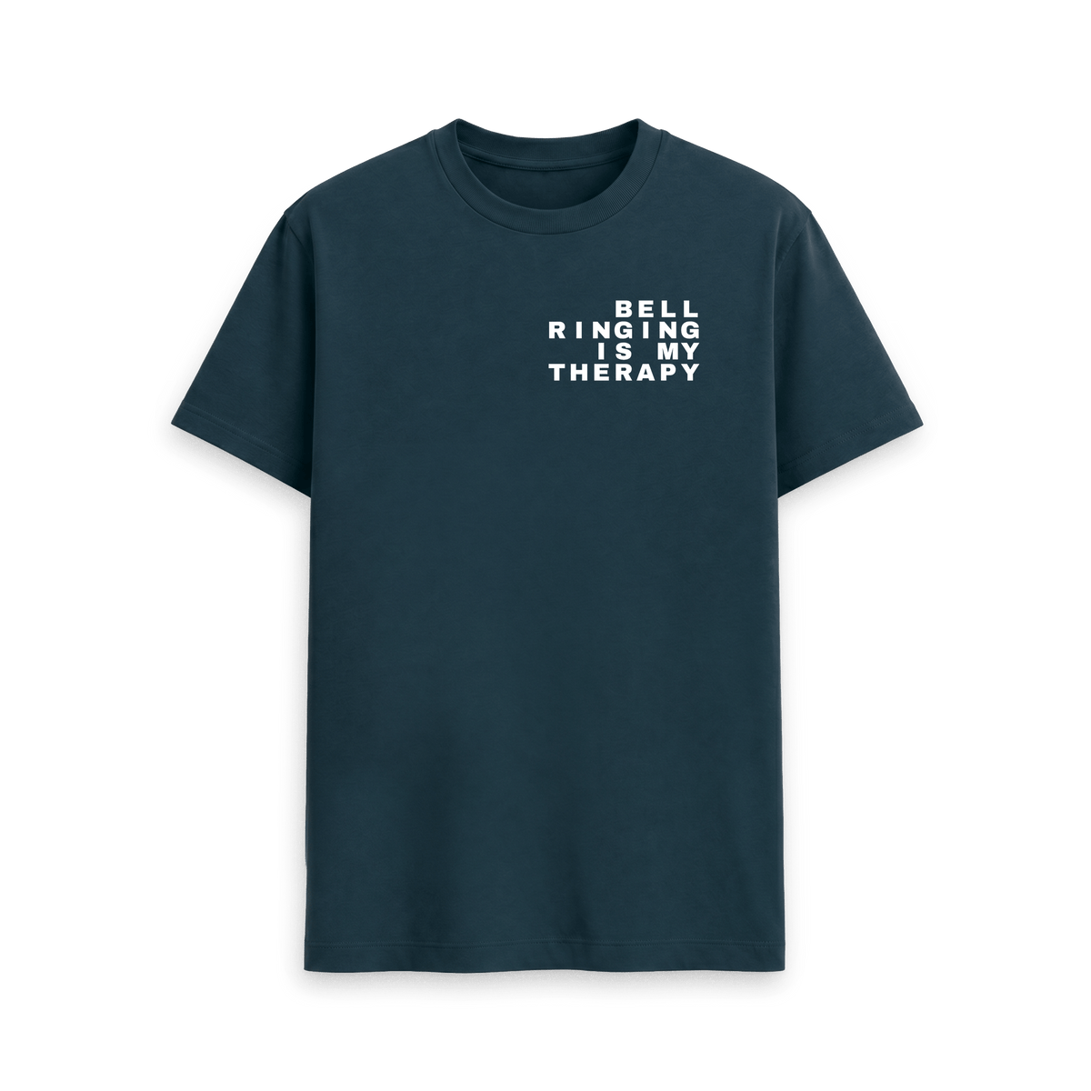 Denim Blue Printed T-shirt Front