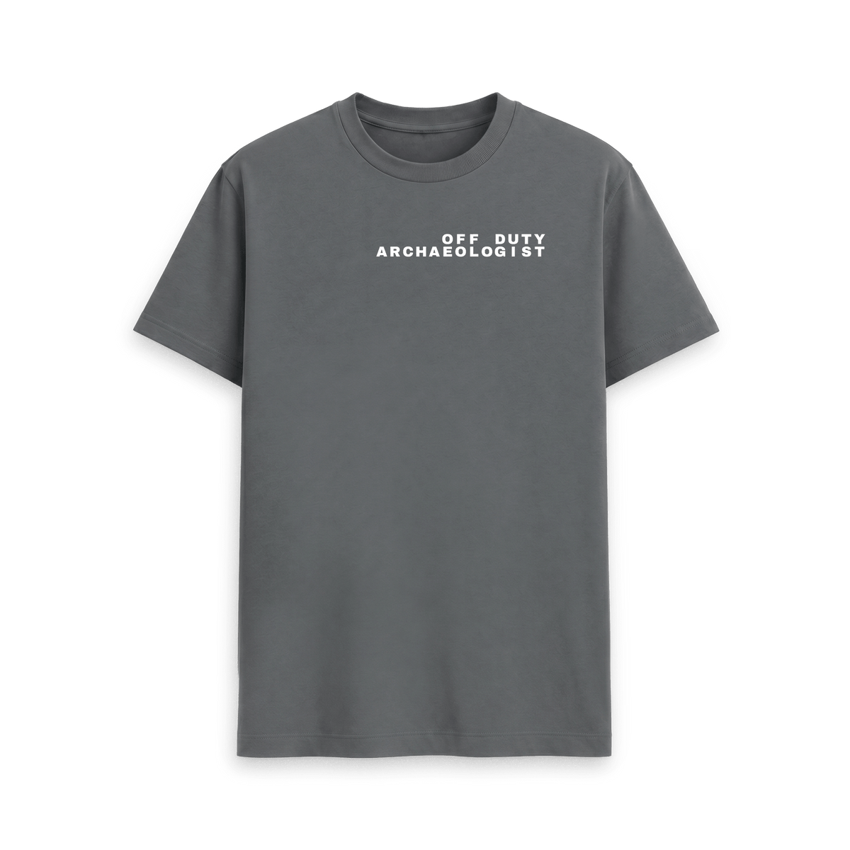 Slate Grey Printed T-shirt Front
