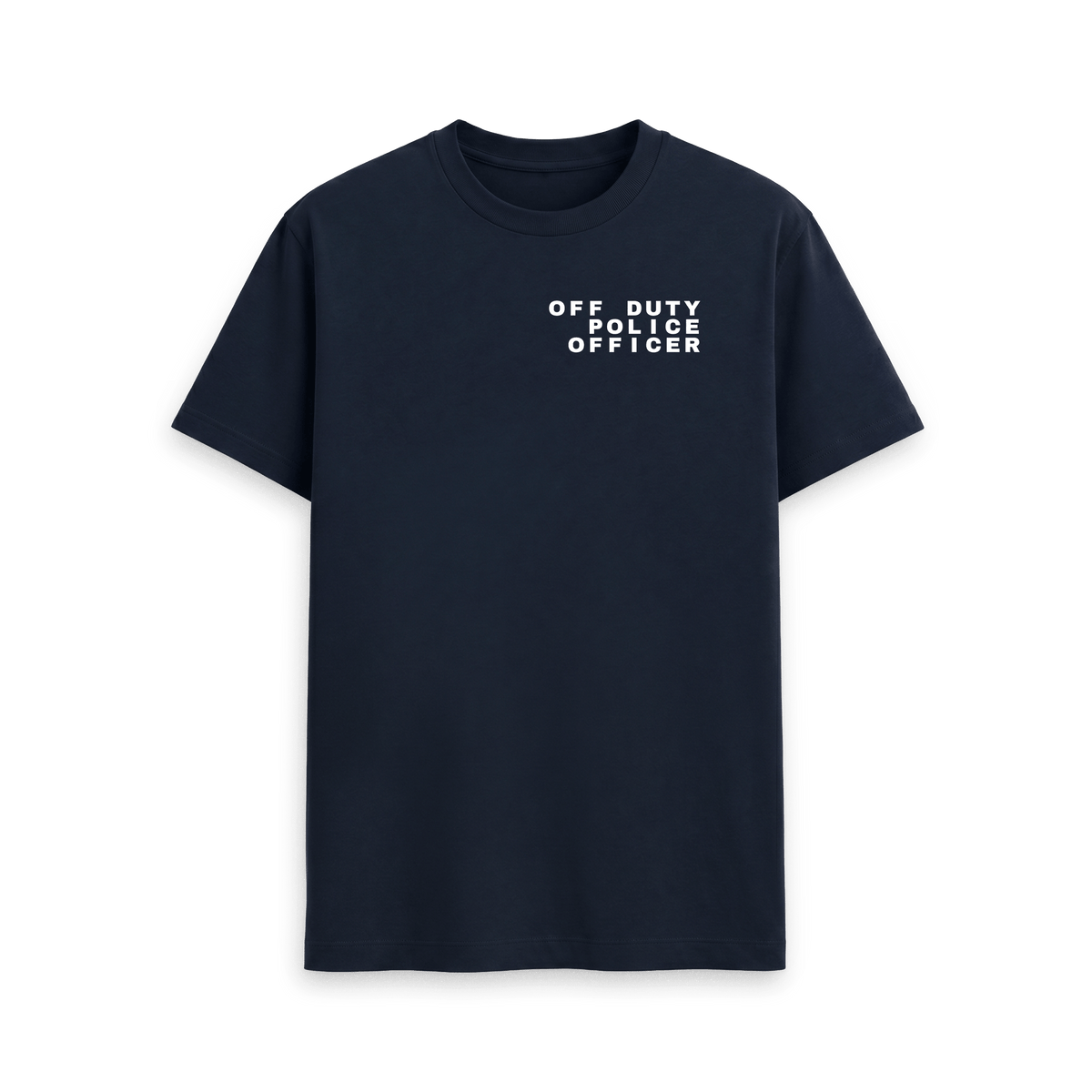 Navy Blue Printed T-shirt Front