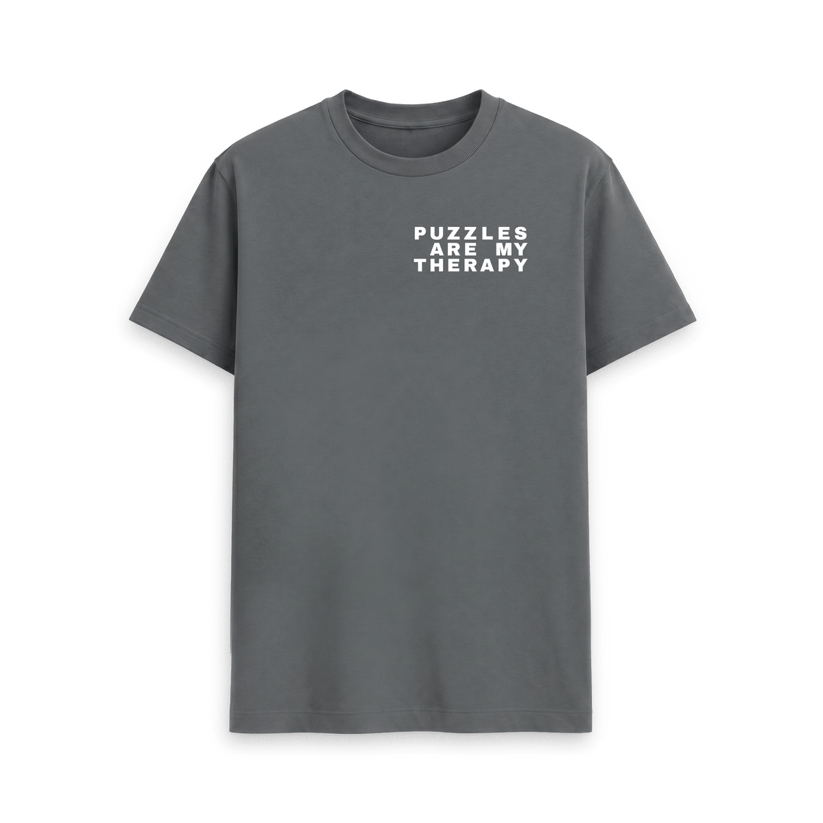Slate Grey Printed T-shirt Front
