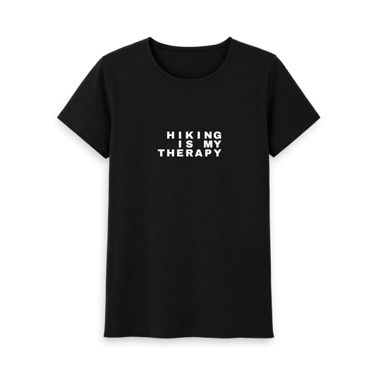 Black Printed T-shirt Front