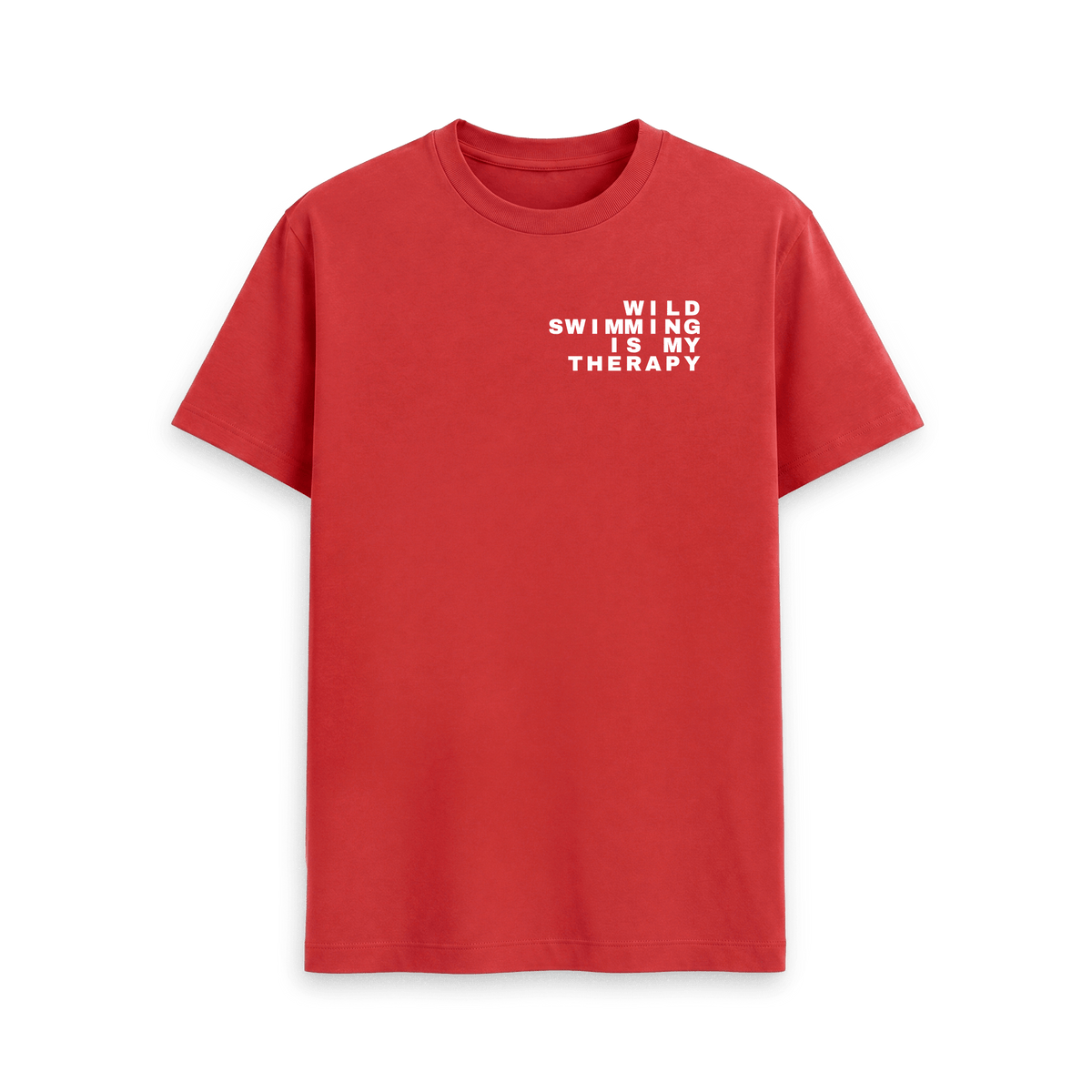 Red Printed T-shirt Front