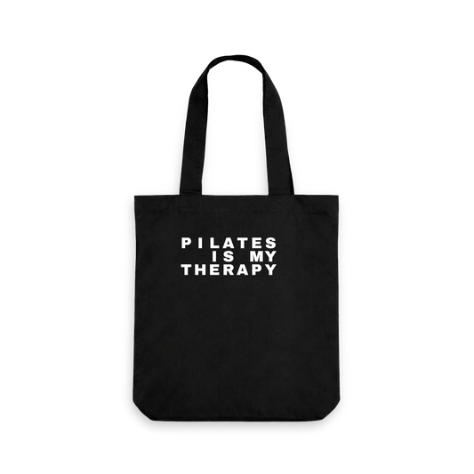 Black Printed Bag Front