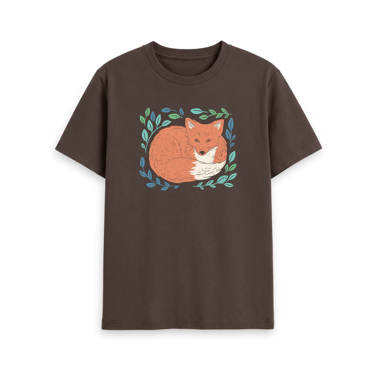 Chocolate Printed T-shirt Front