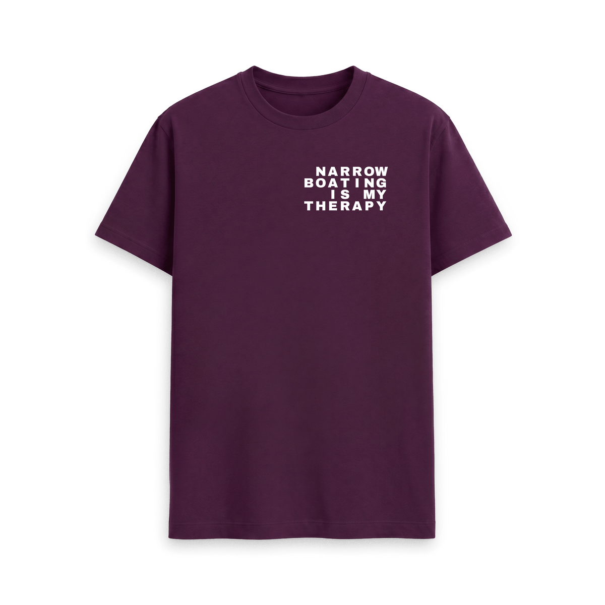 Purple Printed T-shirt Front