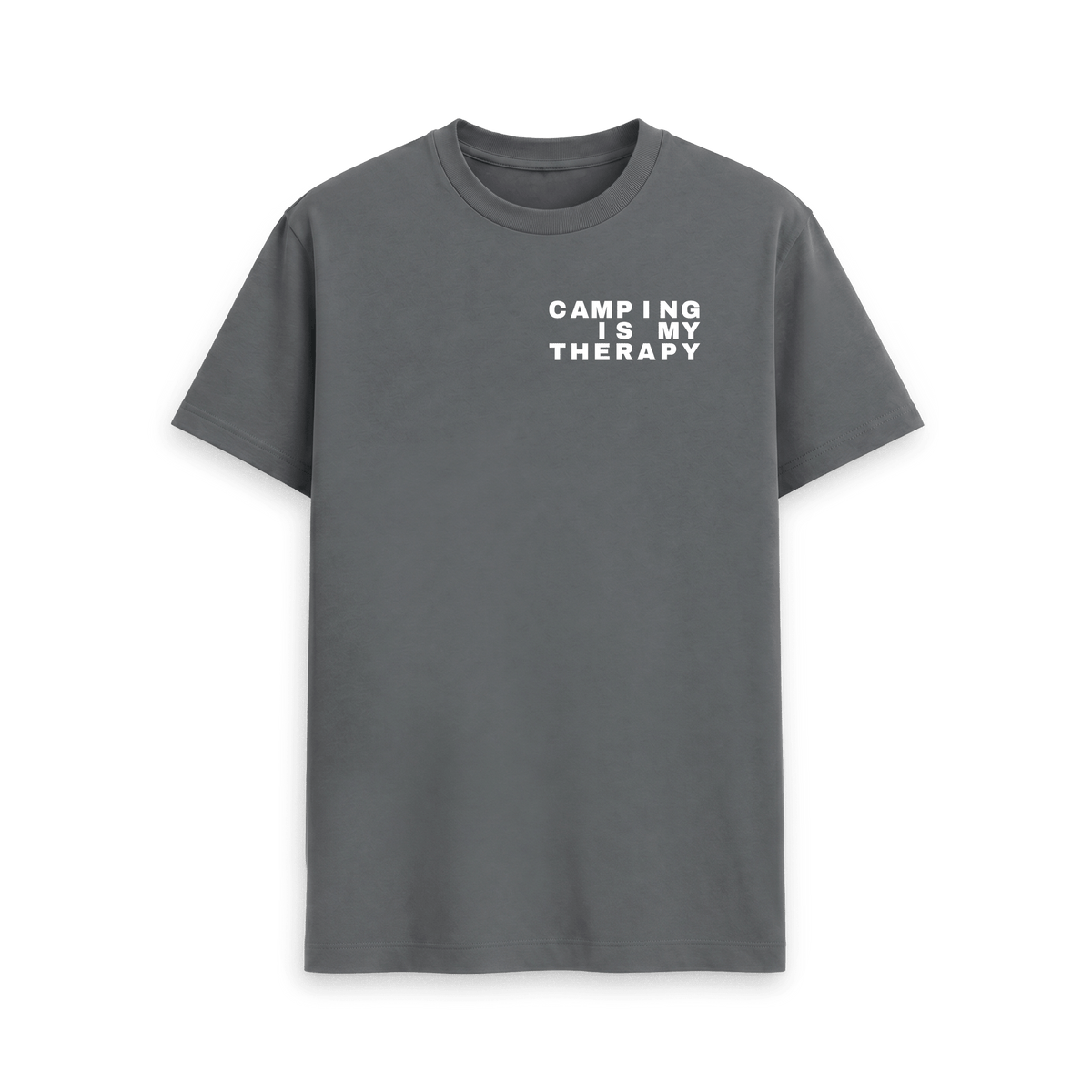 Slate Grey Printed T-shirt Front