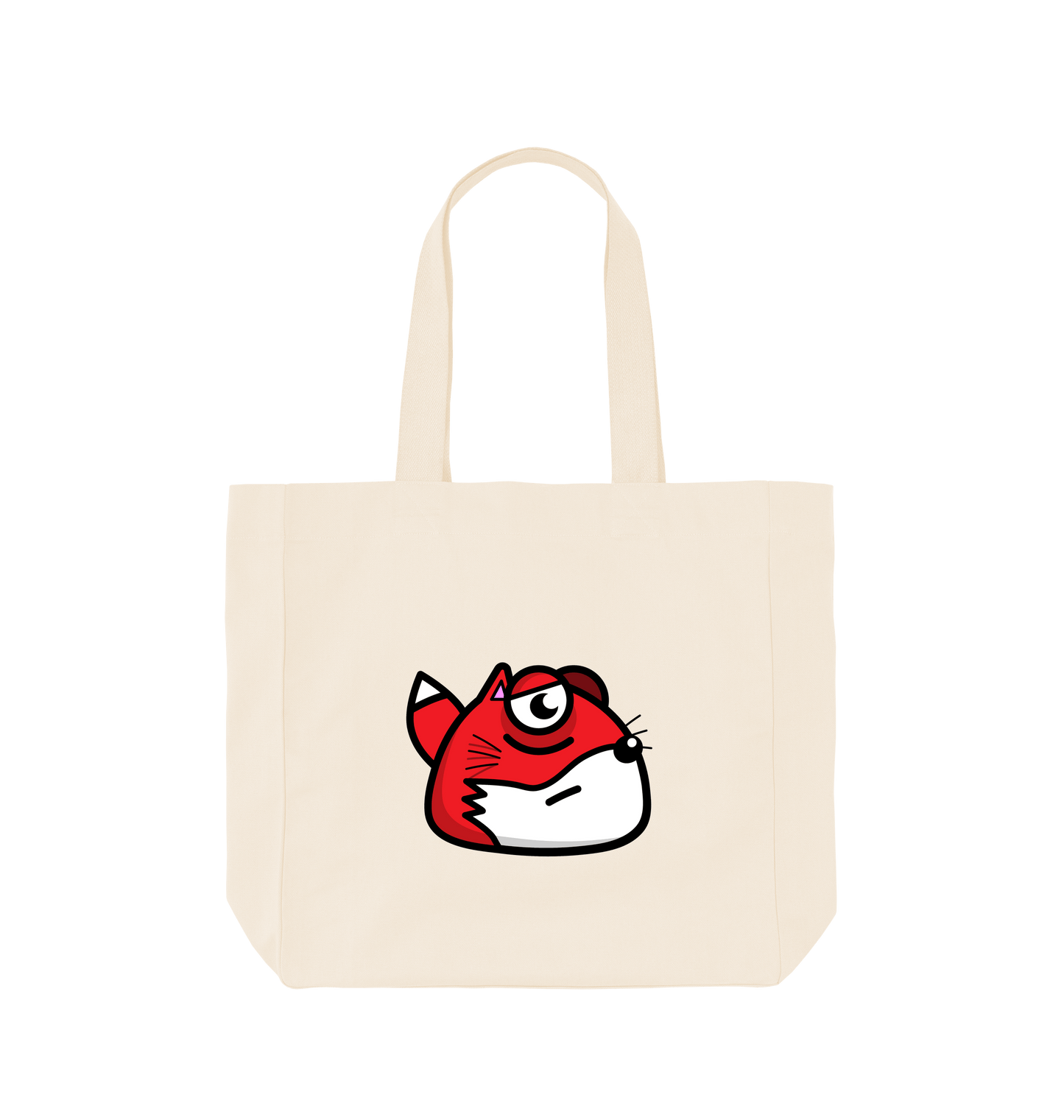 Natural Printed Bag Front