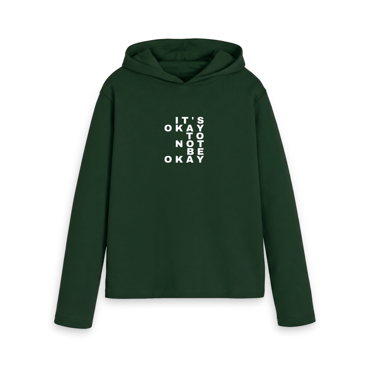 Evergreen Printed Hoody Front
