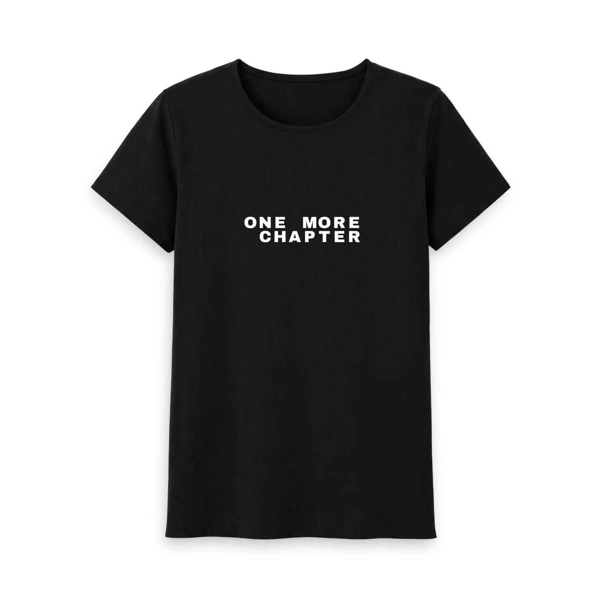 Black Printed T-shirt Front