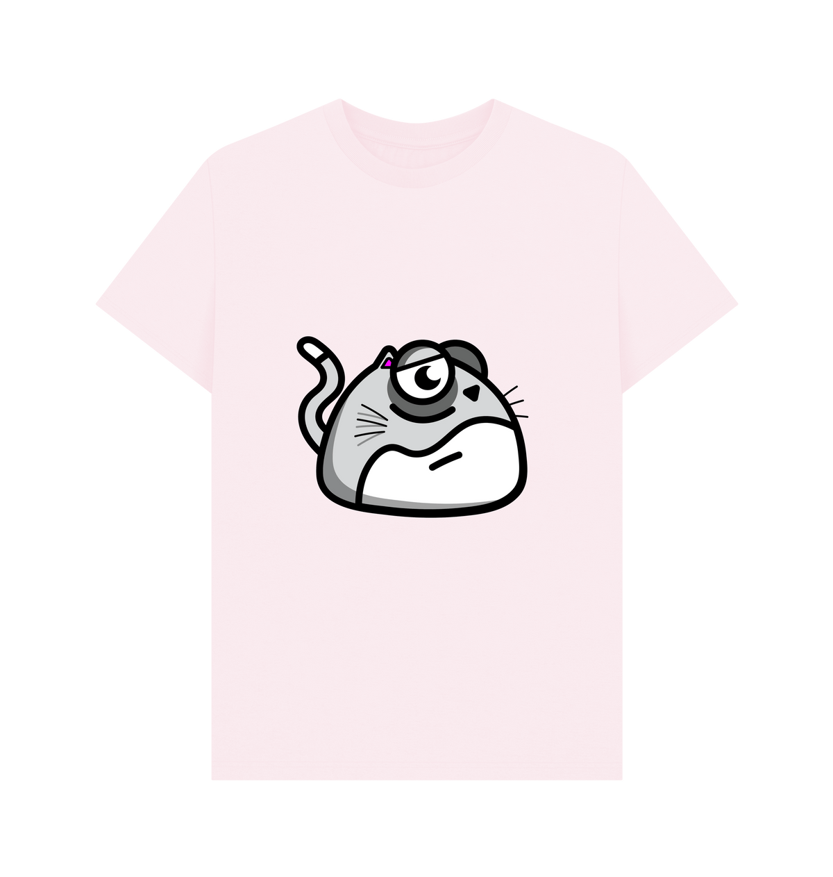Pink Printed T-shirt Front
