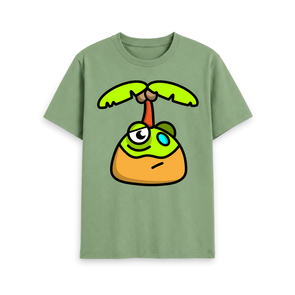 Sage Printed T-shirt Front