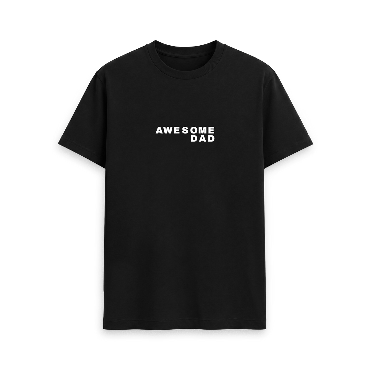 Black Printed T-shirt Front