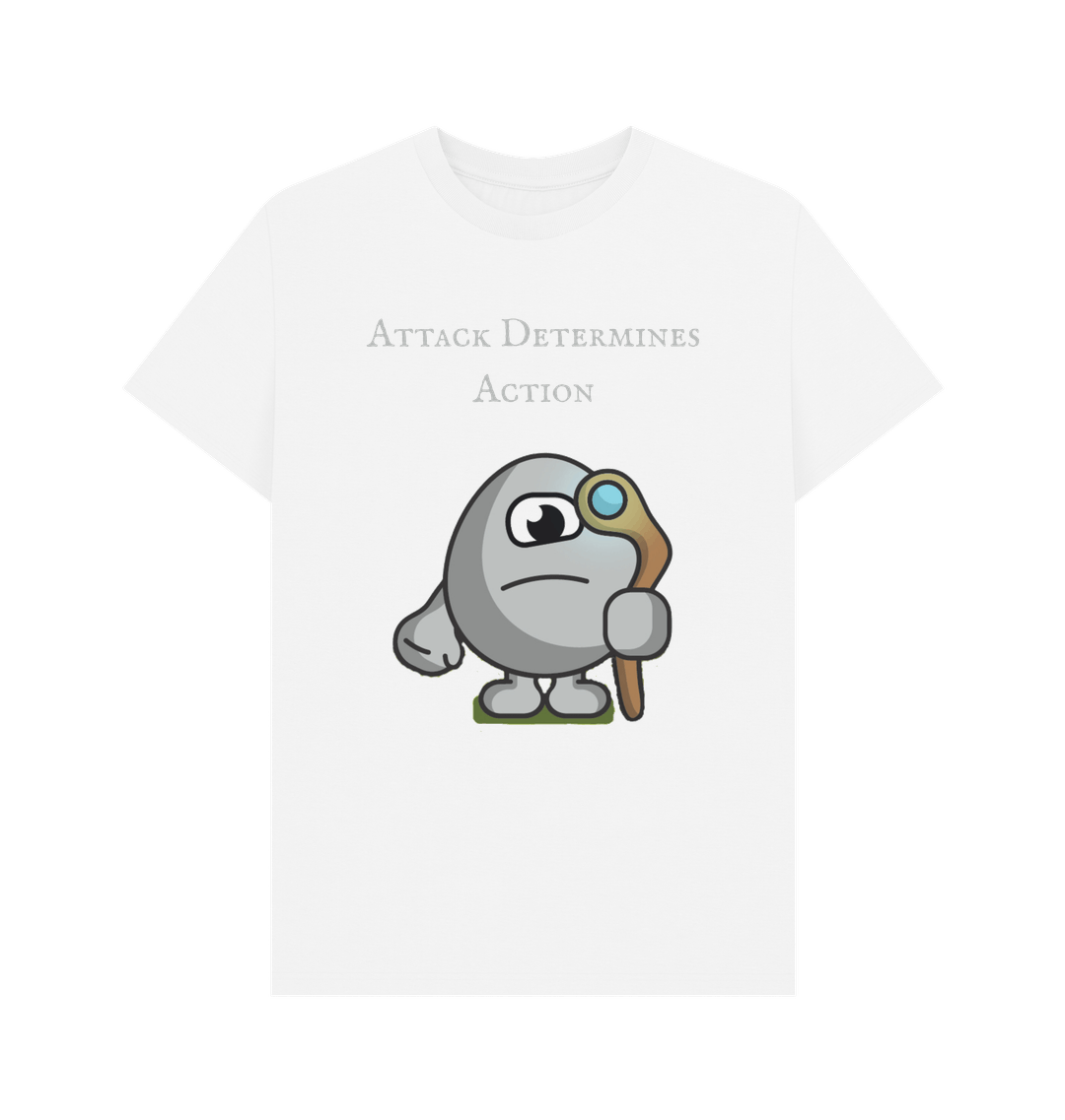 White Printed T-shirt Front