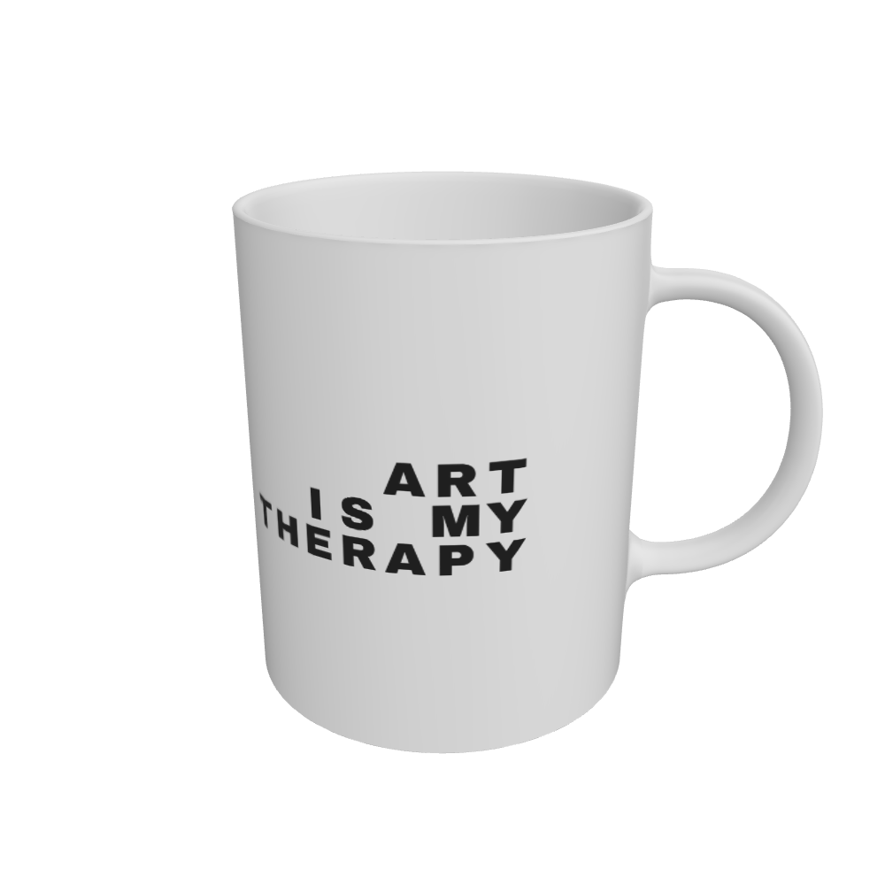 White Mug Front