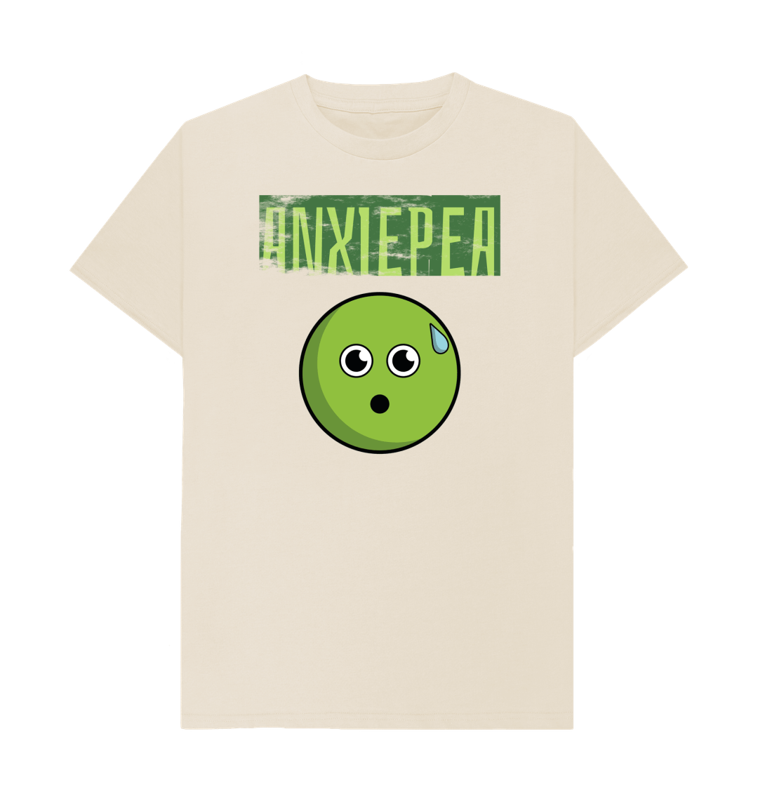 Oat Organic Cotton Anxiepea Mental Health Men's T-Shirt