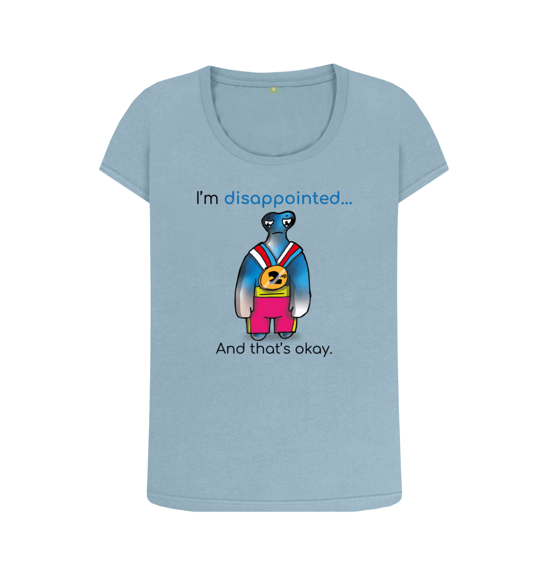 Stone Blue Printed T-shirt Front