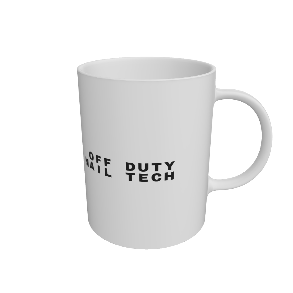 White Mug Front