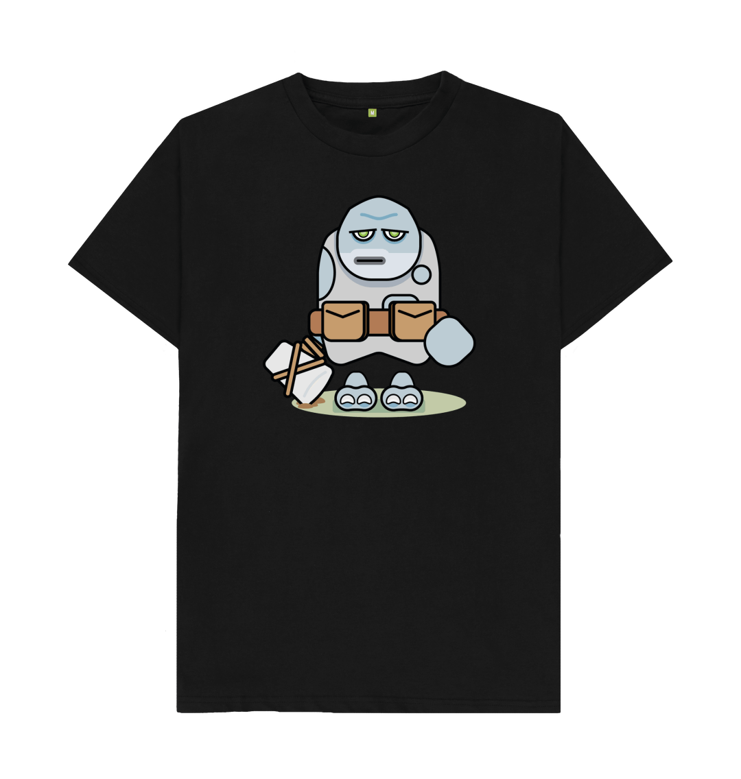 Black Organic Cotton Troll Orc Men's T-Shirt